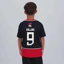 Camisa do São Paulo Calleri 9 Romper Infantil - Foto 1