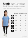 Camiseta Best Fit Dry Menina Esportiva Confortável Infantil - Foto 5