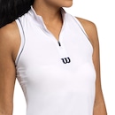 Regata Wilson Tour Zip Tank Feminino - Foto 3