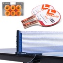 Kit Ping Pong Rede com Alicate + 6 Bolas + Raquete Impulse - Foto 1