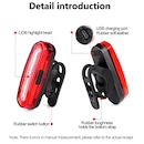 Lanterna traseira de Bike Gold Sports Strong  Com Cabo Usb - Foto 4