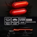 Lanterna traseira de Bike Gold Sports Strong  Com Cabo Usb - Foto 6