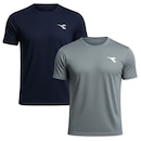 Kit 2 Camisetas Diadora Small Logo Masculina - Foto 1