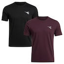 Kit 2 Camisetas Diadora Small Logo Masculina - Foto 1