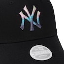 Boné Aba Curva New Era MLB New York Yankees Metallic 9Forty Unissex - Foto 3