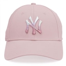 Boné AbaCurva New Era MLB New York Yankees Metallic Logo 9Forty Unissex - Foto 2