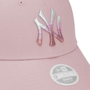 Boné AbaCurva New Era MLB New York Yankees Metallic Logo 9Forty Unissex - Foto 3