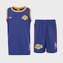 Kit Uniforme Braziline Los Angeles Lakers Infantil - Foto 1
