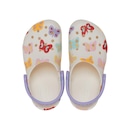 Sandália Unissex Crocs Classic Butterfly Graphic Clog T Chalk - Foto 5