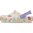 Sandália Unissex Crocs Classic Butterfly Graphic Clog K Chalk - Foto 3