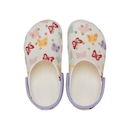 Sandália Unissex Crocs Classic Butterfly Graphic Clog K Chalk - Foto 5