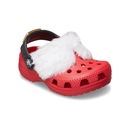 Sandália Unissex Crocs Littles Santa Varsity - Foto 2