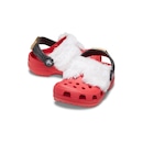 Sandália Unissex Crocs Littles Santa Varsity - Foto 4