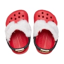Sandália Unissex Crocs Littles Santa Varsity - Foto 5