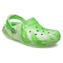 Sandália Unissex Crocs Cls Lined Clog Glow Dark Mbld Green Slime - Foto 2