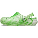 Sandália Unissex Crocs Cls Lined Clog Glow Dark Mbld Green Slime - Foto 3