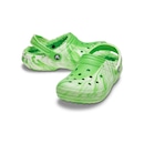 Sandália Unissex Crocs Cls Lined Clog Glow Dark Mbld Green Slime - Foto 4
