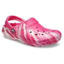 Sandália Unissex Crocs Cls Lined Clog Glow Dark Mbld Dragon Fruit - Foto 2