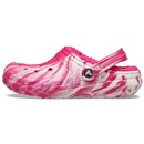Sandália Unissex Crocs Cls Lined Clog Glow Dark Mbld Dragon Fruit - Foto 3