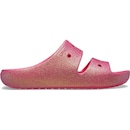 Sandália Unissex Crocs Classic Iridescent Flitter Sandal 2 Dragon Fruit - Foto 1