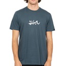 Camiseta Quiksilver Impaired Logo DNA Masculina - Foto 1