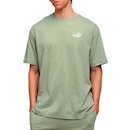 Camiseta Puma Ess Relaxed No.1 Logo Lux Army Masculina - Foto 1