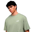 Camiseta Puma Ess Relaxed No.1 Logo Lux Army Masculina - Foto 3