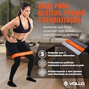 Kit Faixas Elásticas 3 Intensidades + 3 Mini Bands Poliéster - Foto 3