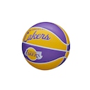 Bola Wilson Basquete NBA Team Retro Mini La Lakers 3 - Unissex - Foto 3