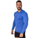 Blusa Térmica Proteção UV Poliamida Vekyo Frio Manga Longa Segunda Pele - Moda Fitness - Masculina - Foto 2