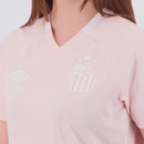 Camisa do Santos Outubro Rosa 25/26 Umbro Feminina - Foto 5