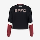 Blusa Cropped do São Paulo X Nb Feminina - Foto 3