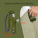 Hand Grip Gold Sports Phoenix Carga 10/120 kgs - Mola Aço Carbono Contador - Foto 5