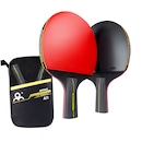Kit Tênis De Mesa Gold Sports Boli 6.0 Series - 2 Raquetes Short 6 Star Profissional e 1 Mesh Bag - Foto 1