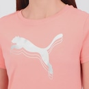 Camiseta Puma Essentials Metallic Tee Feminina - Foto 5