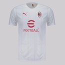 Camisa Milan Pré-Jogo 2025 Puma 10 Rafa Leão Masculina - Foto 2