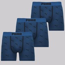 Kit 3 Cuecas Puma Boxer Sem Costura Masculino - Foto 4