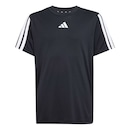 Camiseta adidas Essentials 3 Stripes Infantil - Foto 3