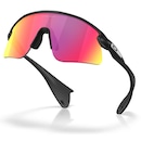 Óculos de Sol Oakley Stunt Devil S Matte Black Prizm Road - Unissex - Foto 4
