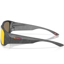 Óculos de Sol Oakley Tourniquet Matte Black Camo Prizm Ruby - Unissex - Foto 2