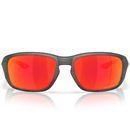 Óculos de Sol Oakley Tourniquet Matte Black Camo Prizm Ruby - Unissex - Foto 3