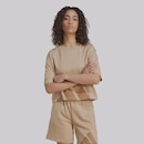 Camiseta Cropped adidas 3S Feminina - Foto 1