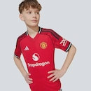 Camisa Manchester United Home 2026 Adidas 8 B. Fernandes Infantil - Foto 3