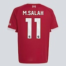 Camisa Liverpool I 2026 Adidas 11 M.Salah Infantil - Foto 1