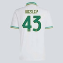 Camisa Roma III 2026 43 Wesley adidas Masculina - Foto 1