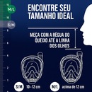 Máscara Subaquática de Mergulho Gold Sports New Space com Snorkel - Foto 5