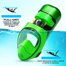 Máscara Subaquática de Mergulho Gold Sports Racer Full Face com Snorkel - Foto 5