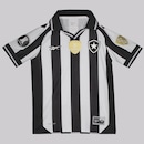 Camisa do Botafogo I 2025 Reebok Campeão Libertadores 2024 Infantil - Foto 1