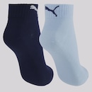 Kit 4 Pares de Meia Puma Cano Baixo Sortidas - Foto 4