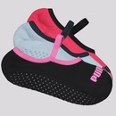 Kit 3 Pares de Meia Puma Pilates Feminina - Foto 2